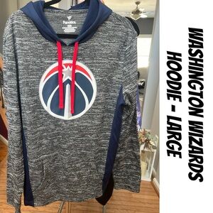 Washington Wizards Navy and Gray Hoodie XL